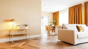 Suite Exécutive | Literie de qualité supérieure, surmatelas, minibar