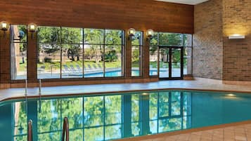 Indoor pool, seasonal outdoor pool