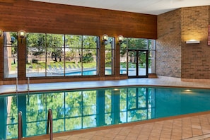 Indoor pool, seasonal outdoor pool