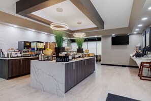 Free daily buffet breakfast 