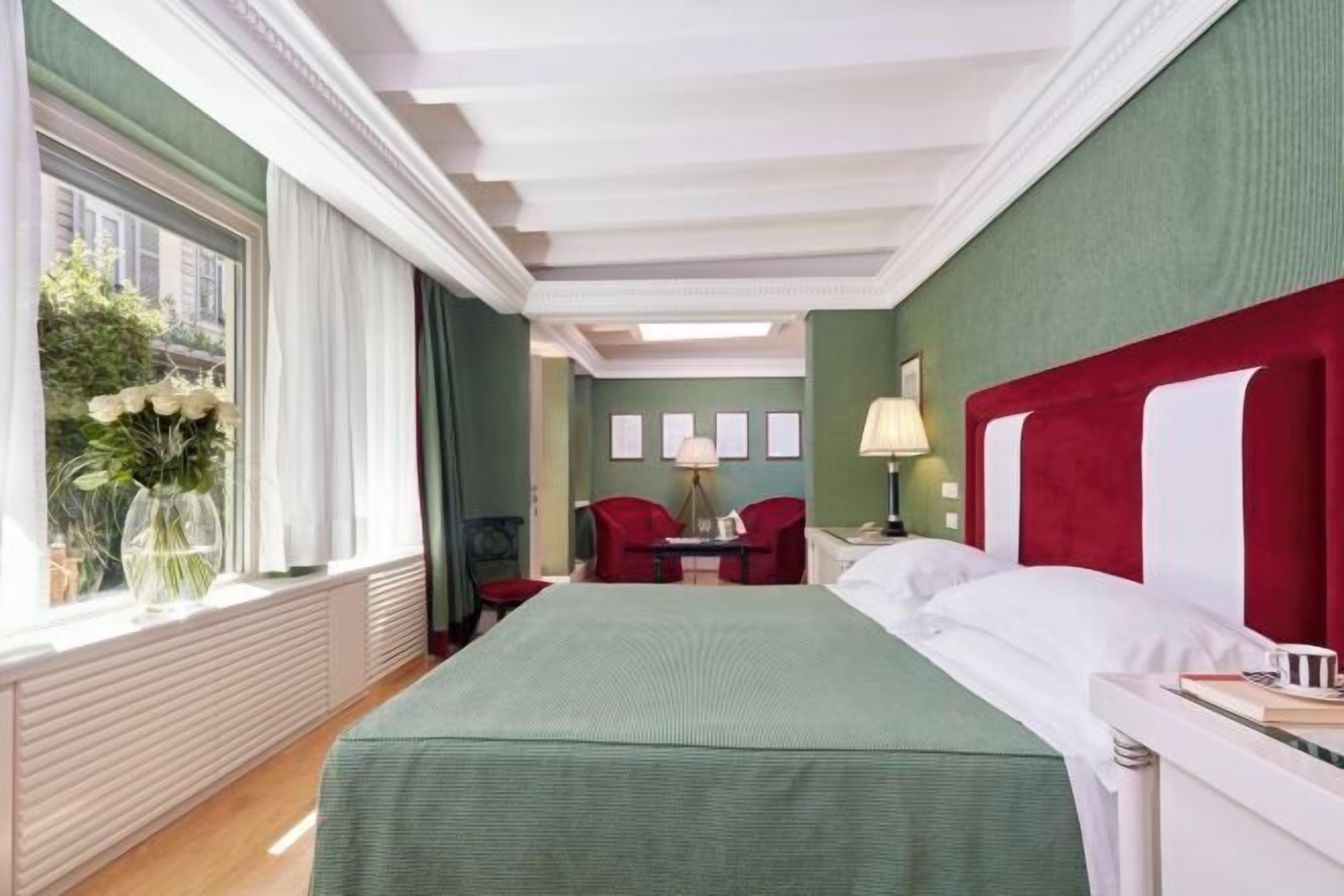 Premium bedding, down duvets, minibar, in-room safe