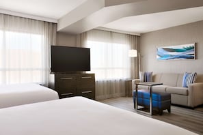 Ropa de cama hipoalergénica, edredón, camas con pillow-top y minibar