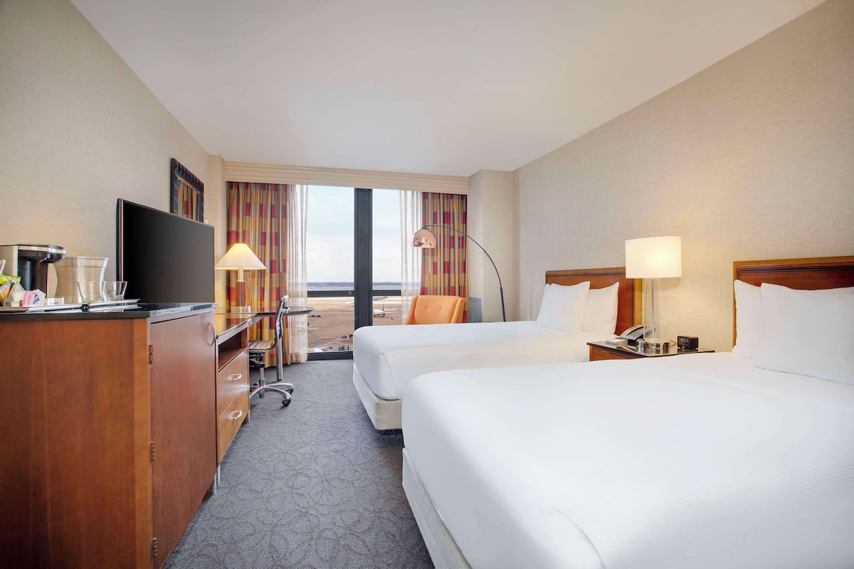 Premium bedding, down duvets, pillow-top beds, in-room safe