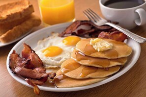 Full breakfast for a fee