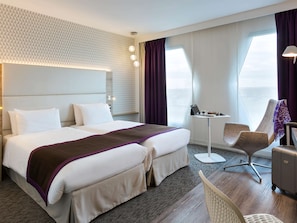 In-room safe, desk, blackout curtains, soundproofing
