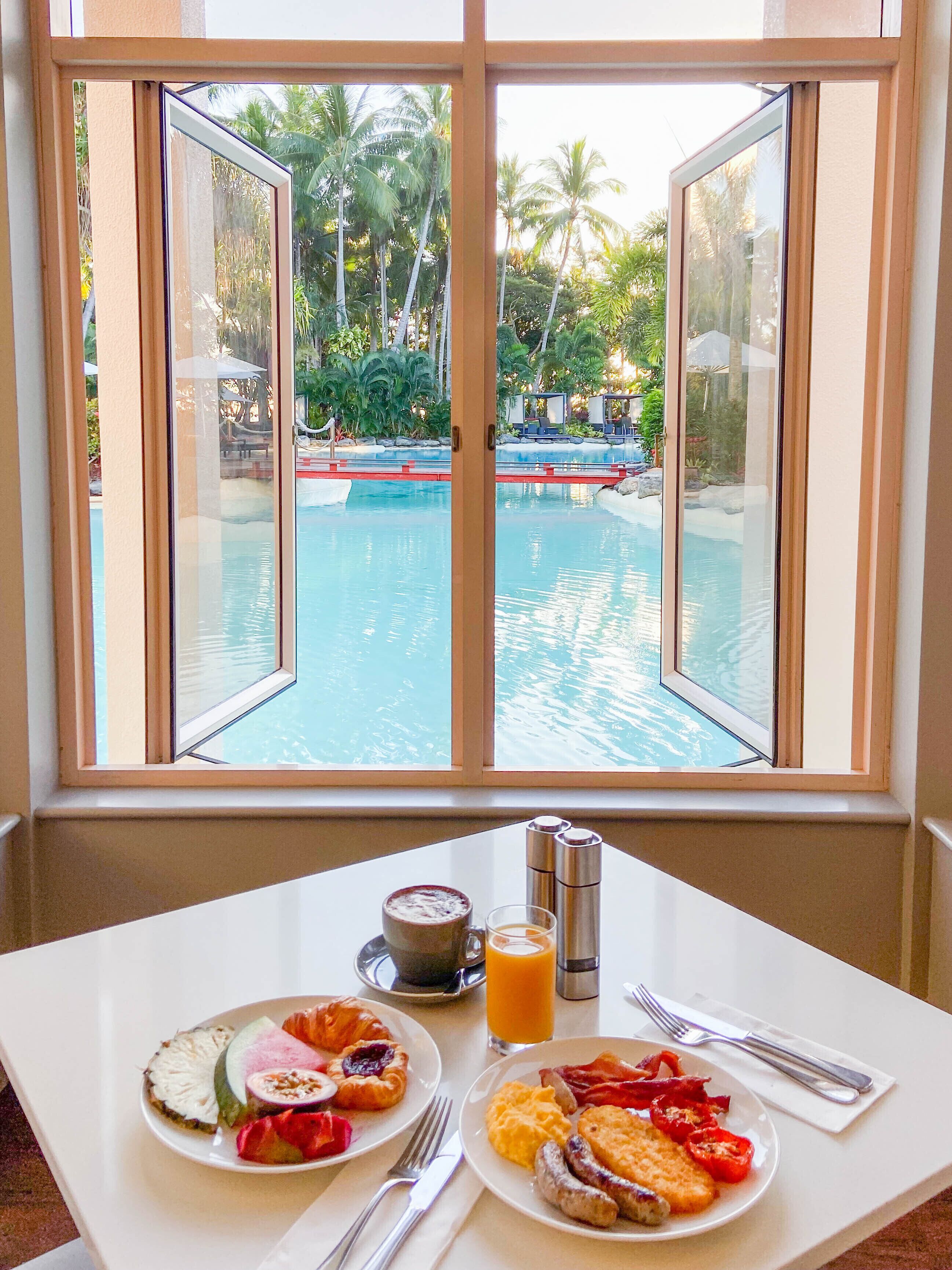 Daily buffet breakfast for a fee