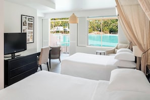 Deluxe Room, 2 Double Beds, Pool Access, Ground Floor | Pool | 12 outdoor pools, pool cabanas (surcharge), pool umbrellas