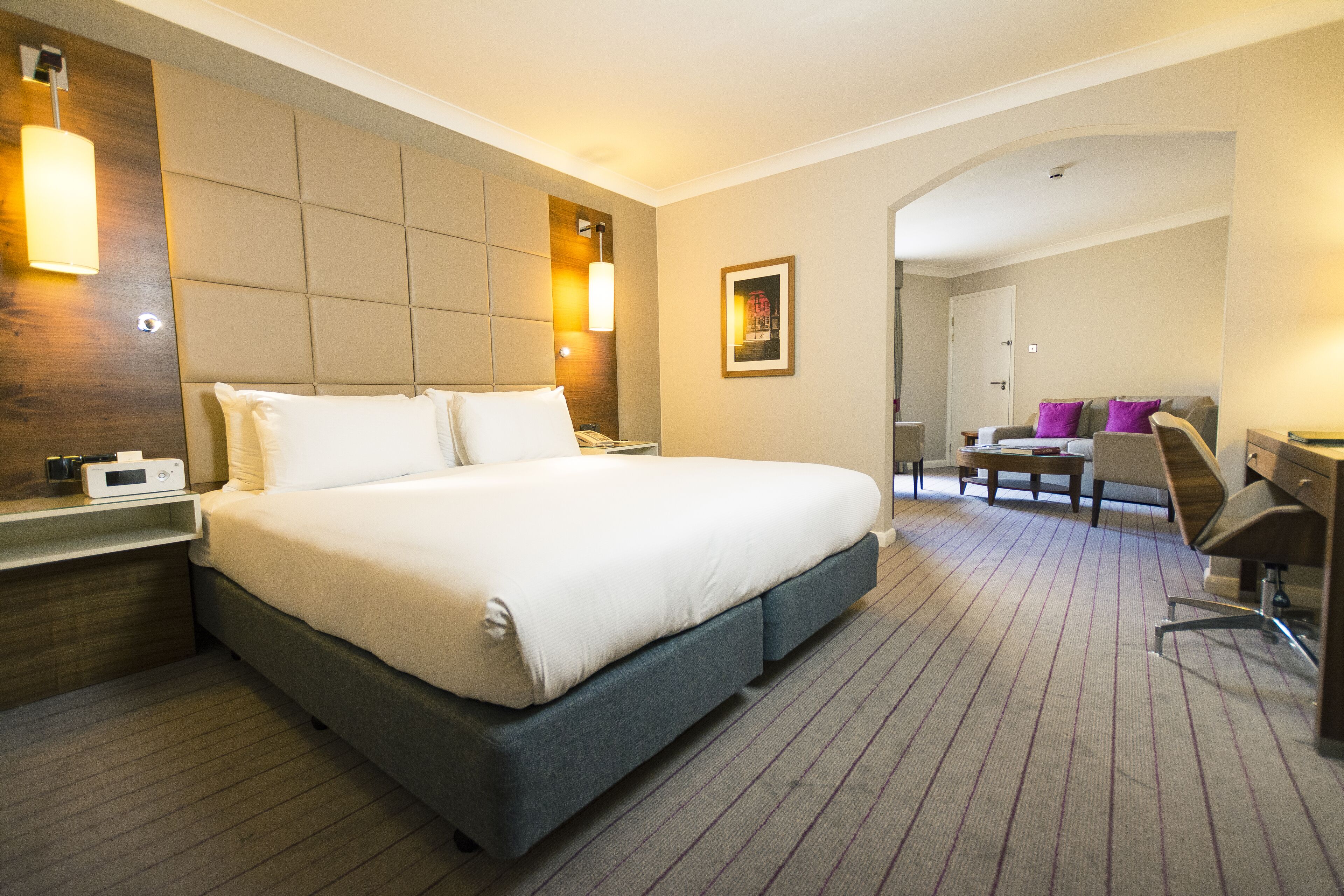 Junior Suite, 1 King Bed | 1 bedroom, hypo-allergenic bedding available, in-room safe, desk