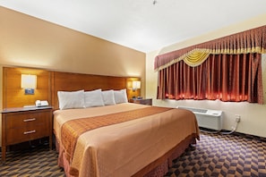Pillowtop beds, desk, laptop workspace, iron/ironing board