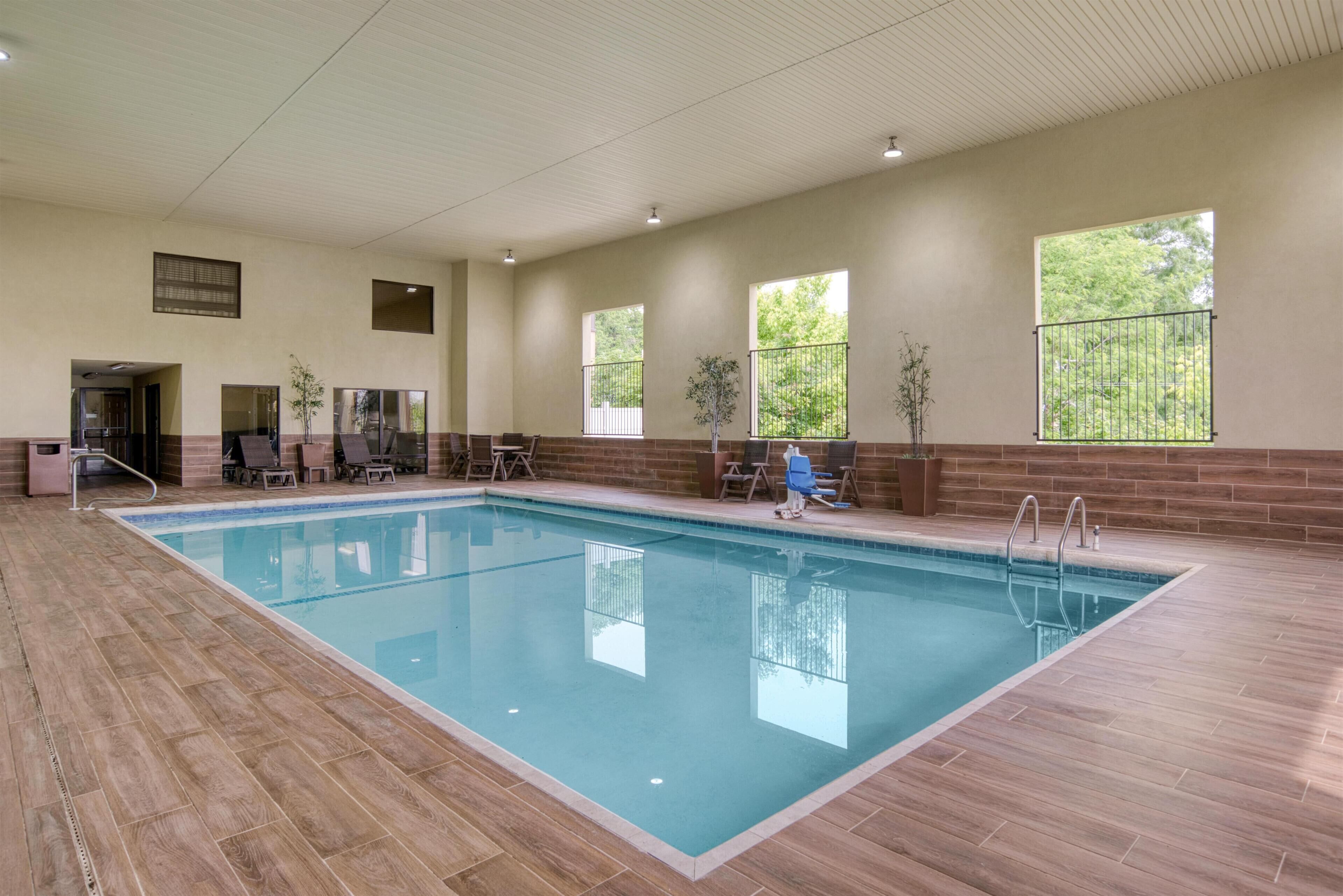Una piscina techada