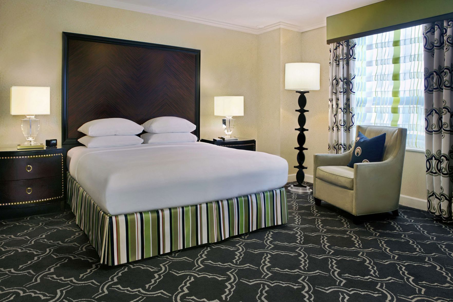 Premium bedding, pillowtop beds, minibar, in-room safe