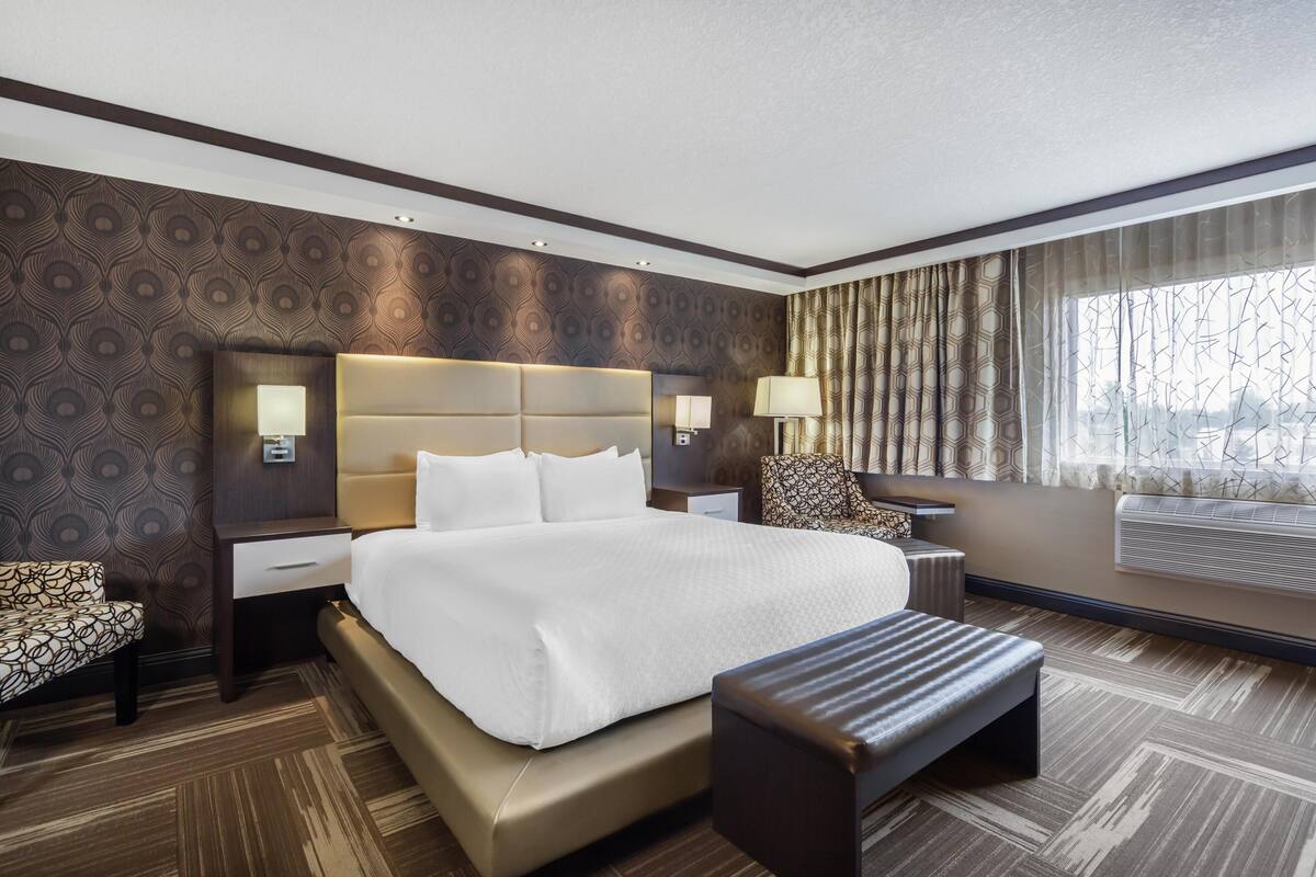 Suite, 1 King Bed, Non Smoking, Jetted Tub | Hypo-allergenic bedding available, desk, laptop workspace