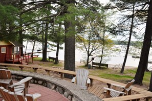 On the beach, sun loungers, kayaking, motor boating