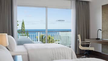 客房, 2 張單人床, 非吸煙房, 海景 (Balcony) | 1 間睡房、高級寢具、特厚豪華床墊、迷你吧