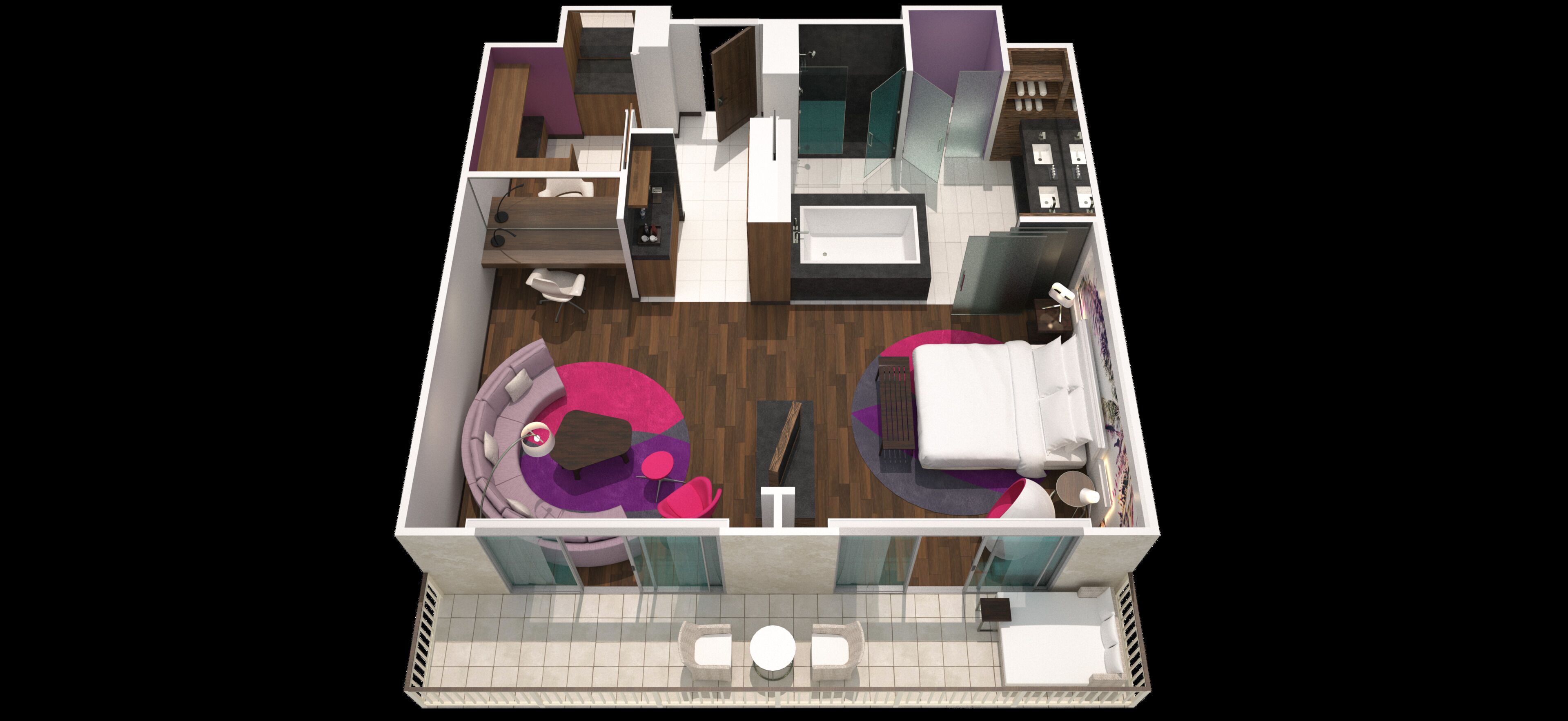 套房, 1 間臥室, 花園景觀 (Balcony) | 1 間臥室、高級寢具、舒適加層、迷你吧