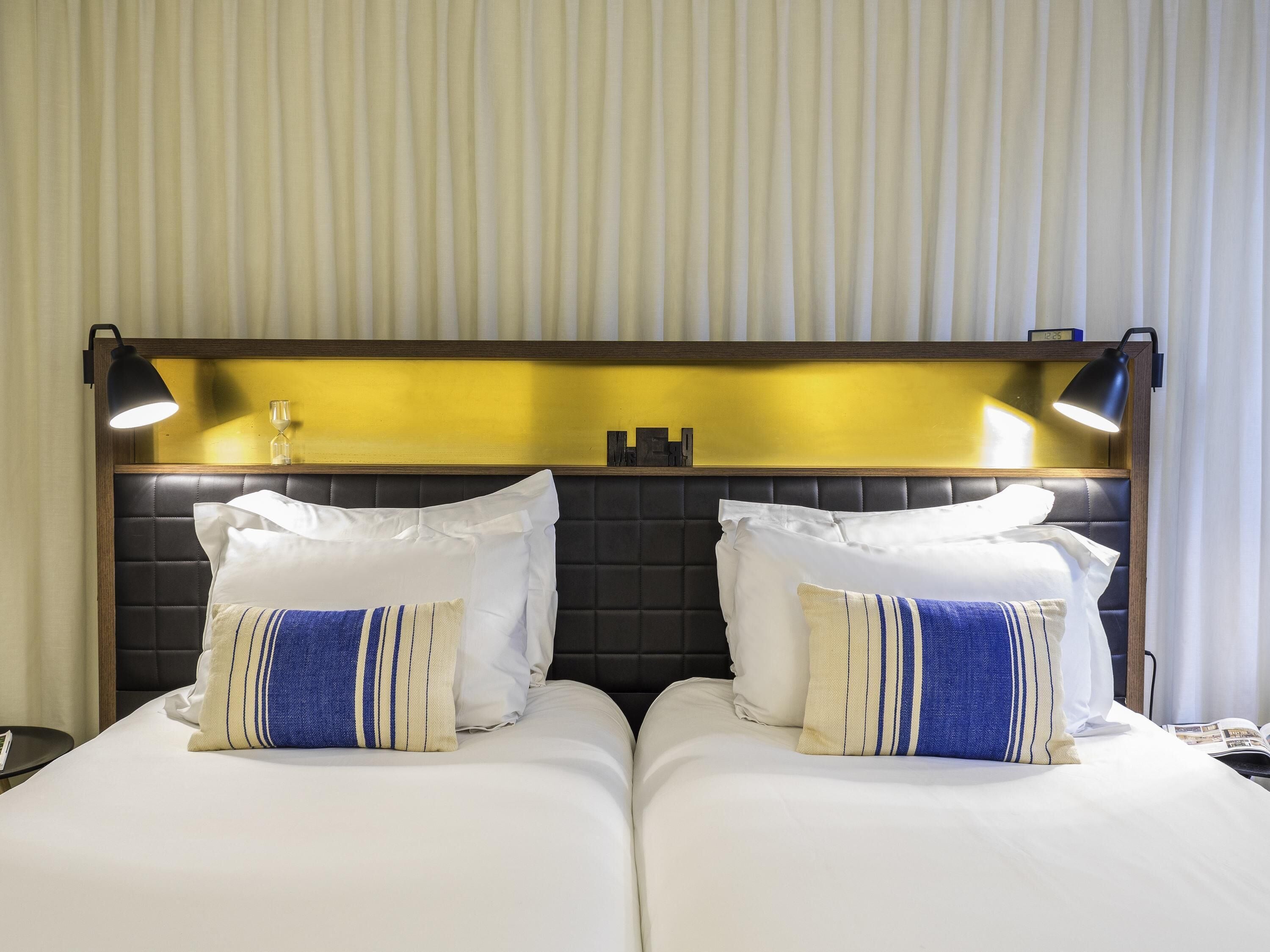 ห้องคลาสสิกทวิน, เตียงเดี่ยว 2 เตียง | ผ้าปูที่นอน Frette จากอิตาลี, เครื่องนอนระดับพรีเมียม, ผ้านวมขนเป็ด