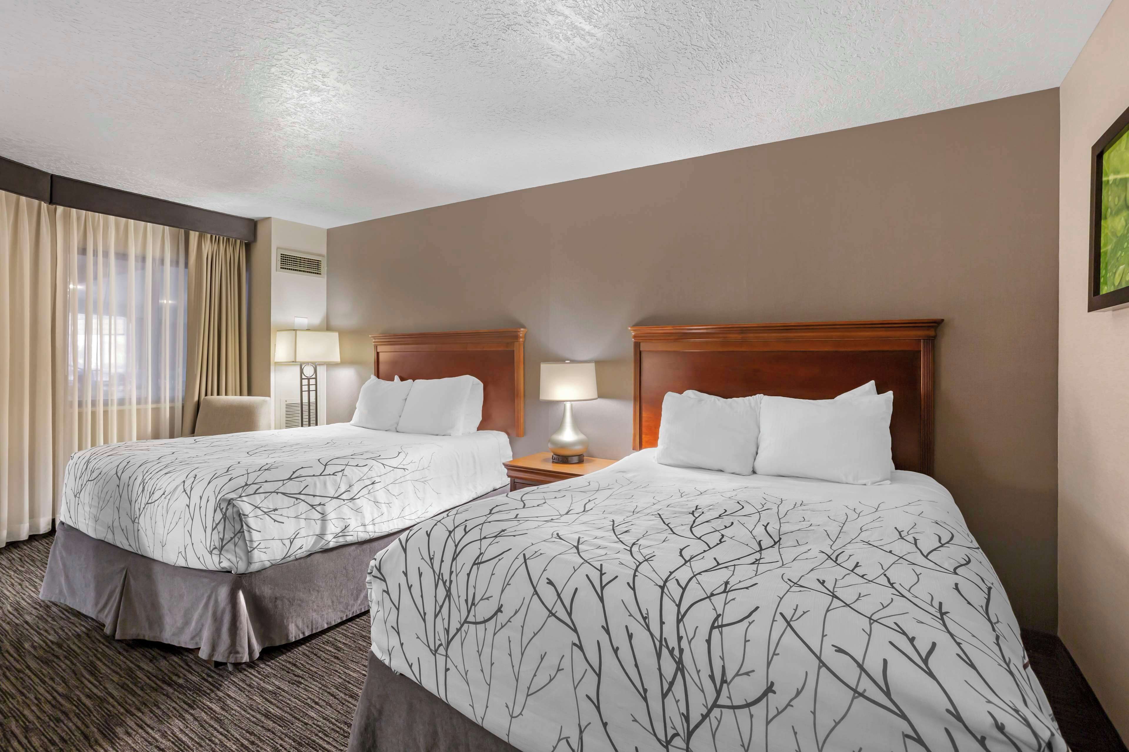 Standard Room, 2 Queen Beds, Microwave, Poolside