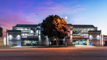 Front of property – evening/night