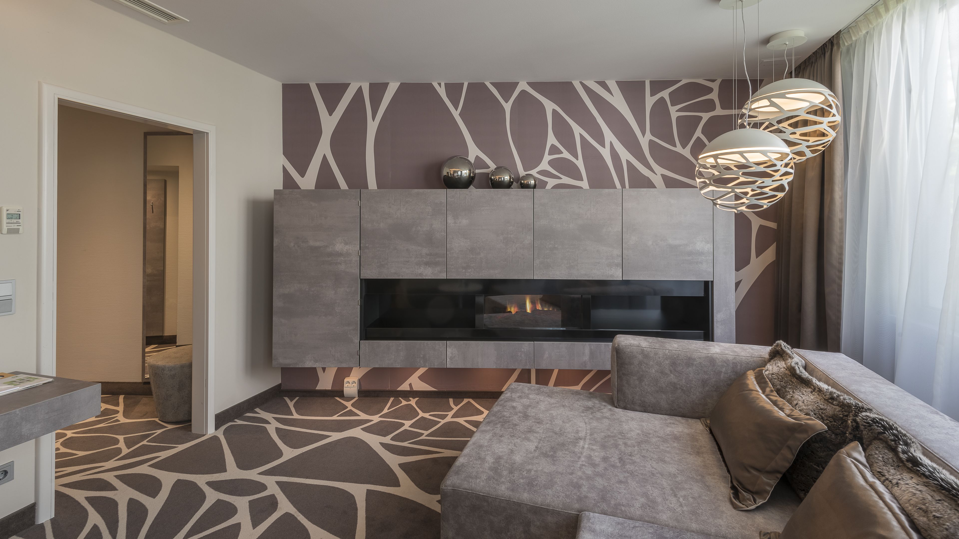 premium room, 1 king bed | living area | flat-screen tv