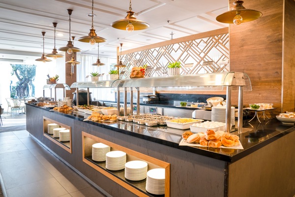 Daily buffet breakfast (USD 26 per person)
