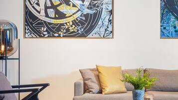 Coin salon dans le hall