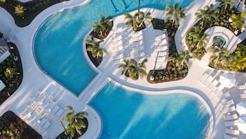 2 outdoor pools, cabanas (surcharge), pool umbrellas
