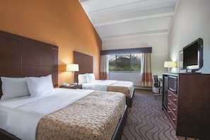 Room, 2 Queen Beds, Non Smoking | Desk, laptop workspace, blackout curtains, free WiFi