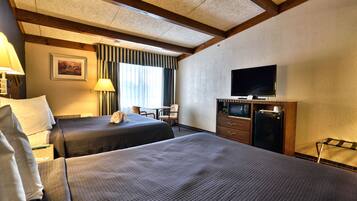 Standard Room, 2 Queen Beds, Non Smoking | Desk, iron/ironing board, free cribs/infant beds, WiFi