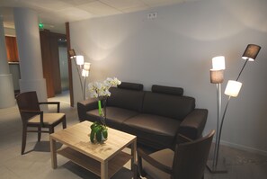 Sala de estar en el lobby