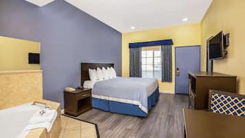 Suite, 1 King-Bett | Whirlwanne