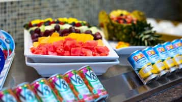 Buffet breakfast on weekends (USD 12.95 per person)