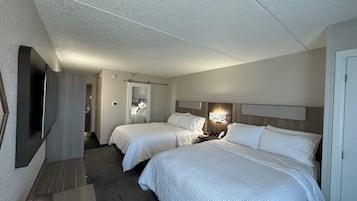 Standard Room, 2 Queen Beds | Premium bedding, in-room safe, desk, laptop workspace