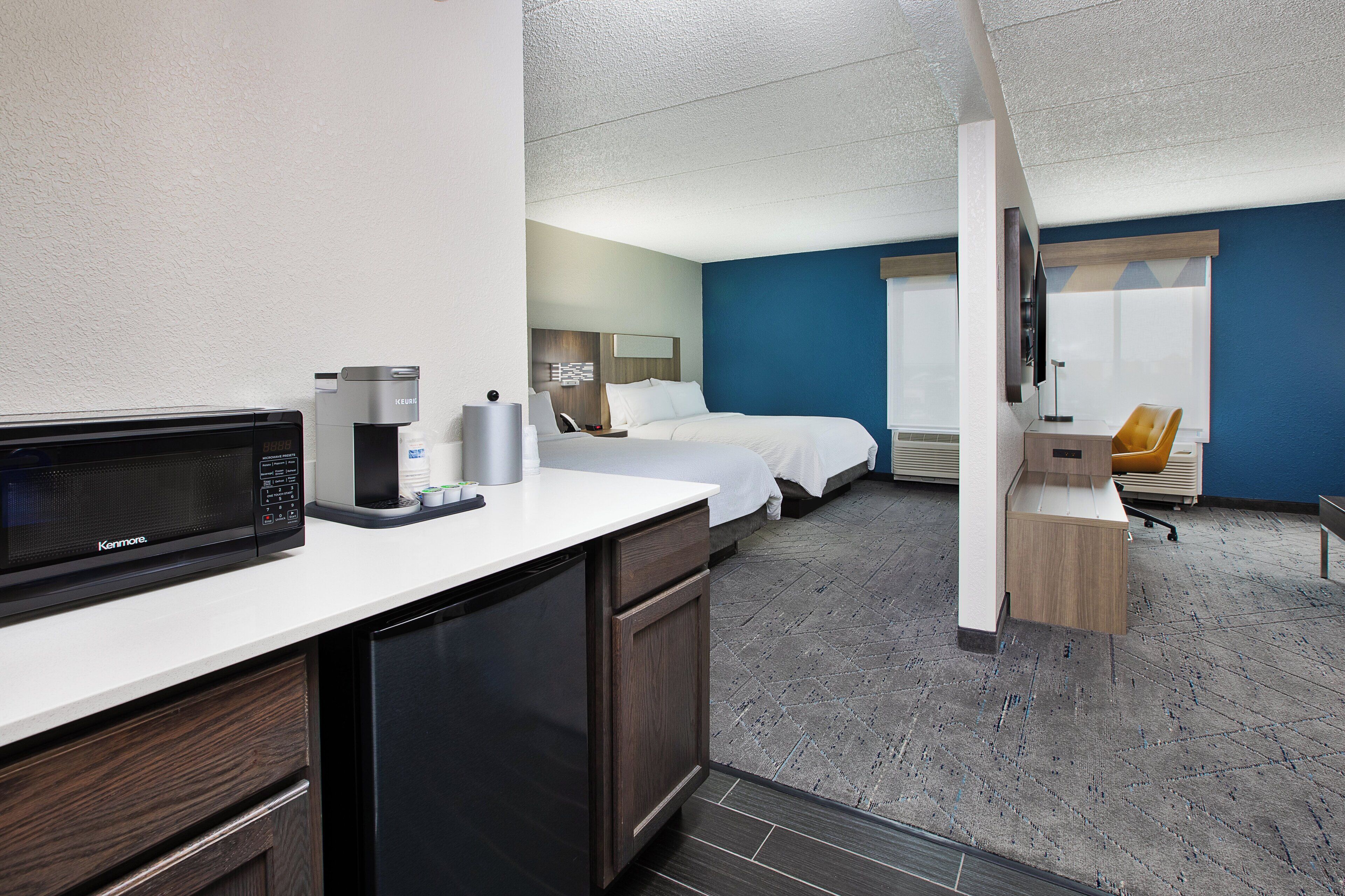 suite, 2 queen beds, accessible (mobility) | 1 bedroom, premium bedding, in-room safe, desk