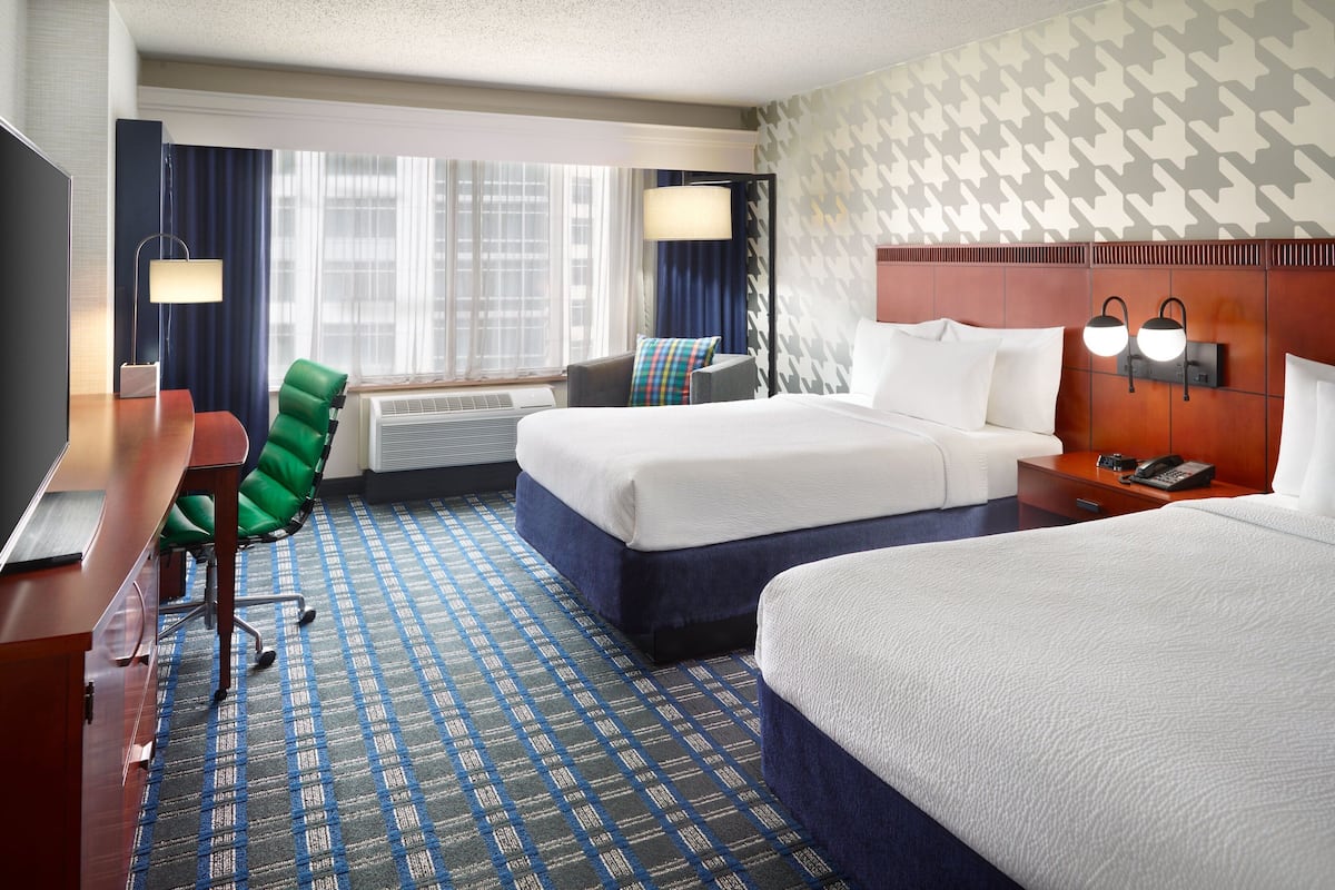 Premium bedding, pillowtop beds, in-room safe, desk