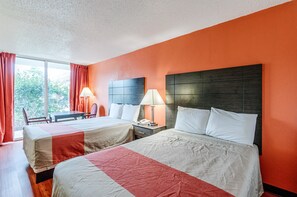 Deluxe Room, 2 Double Beds, Non Smoking, Refrigerator & Microwave