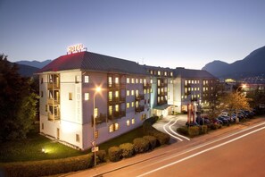 Front of property – evening/night