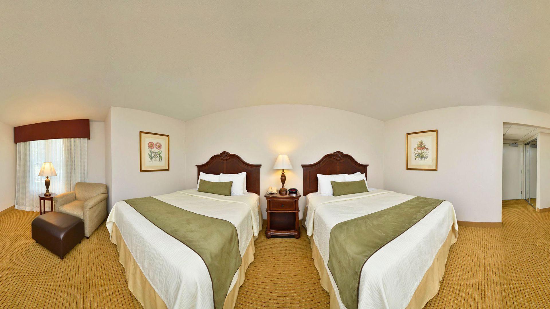 Premium bedding, pillowtop beds, in-room safe, desk