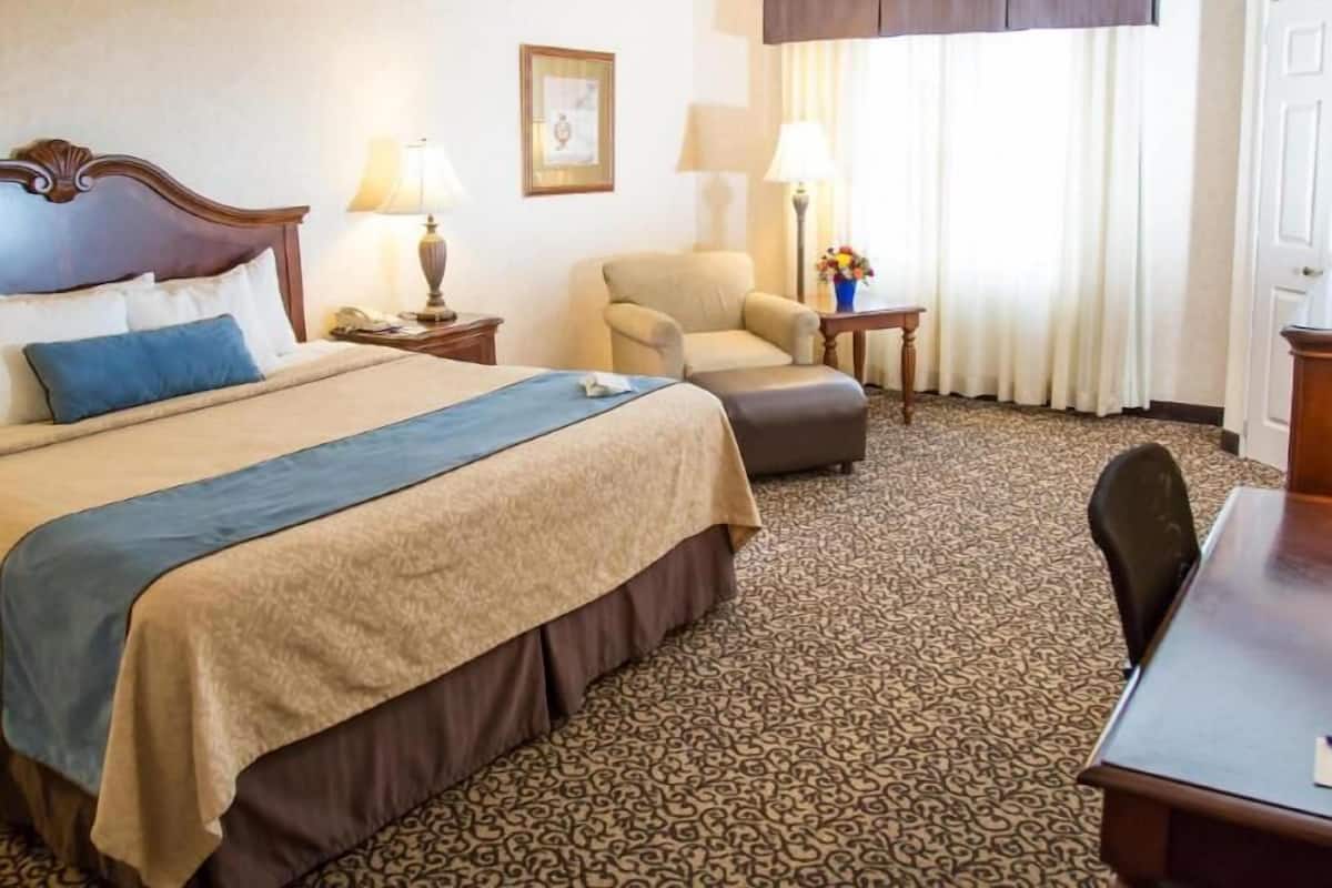 Premium bedding, pillowtop beds, in-room safe, desk