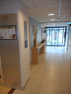 Interior entrance