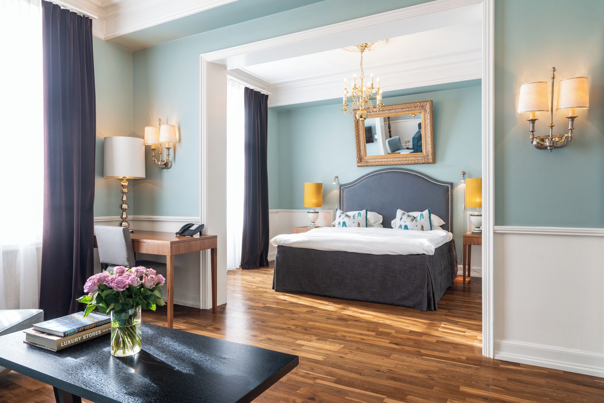 junior suite | minibar, in-room safe, desk, laptop workspace