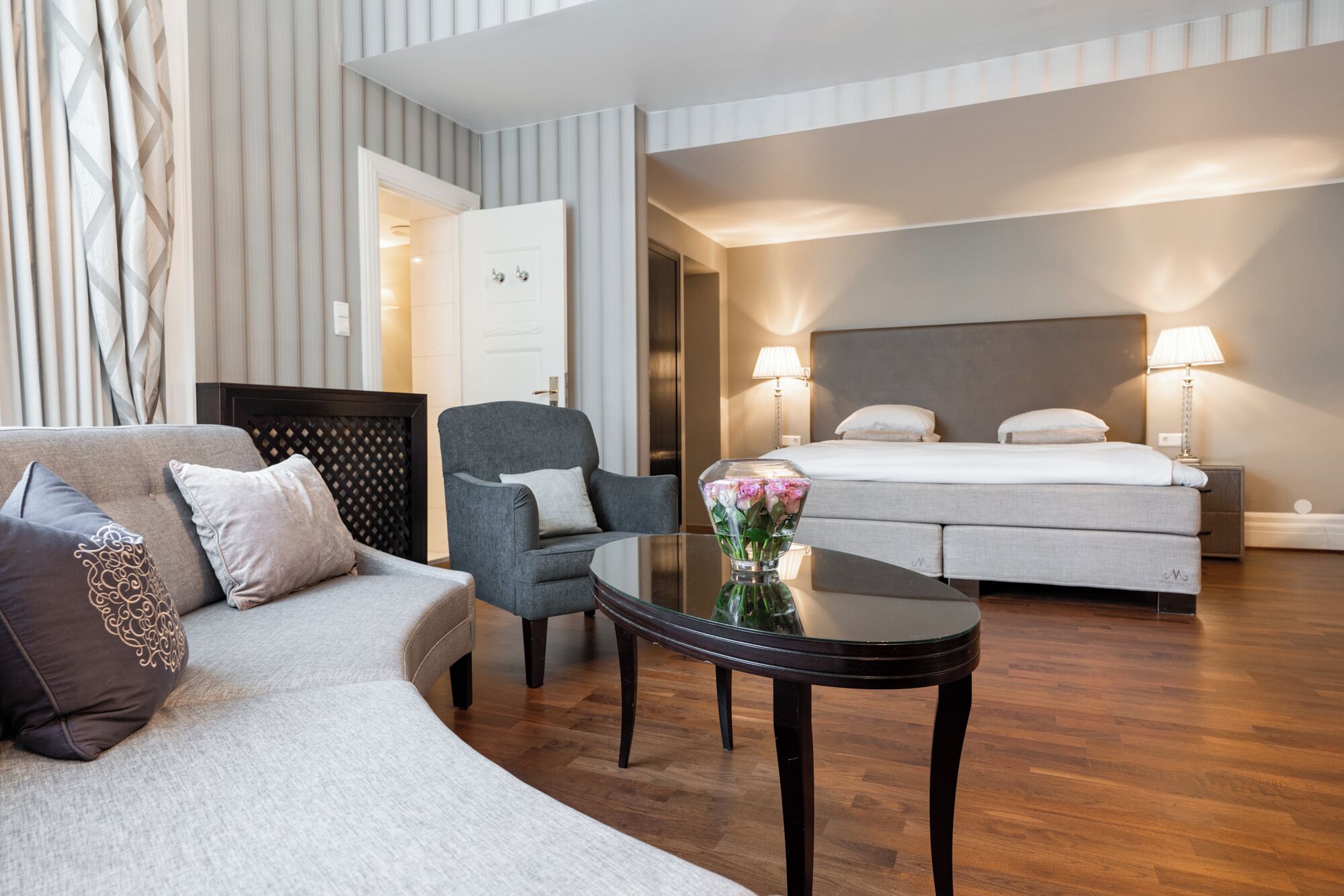 junior suite | minibar, in-room safe, desk, laptop workspace