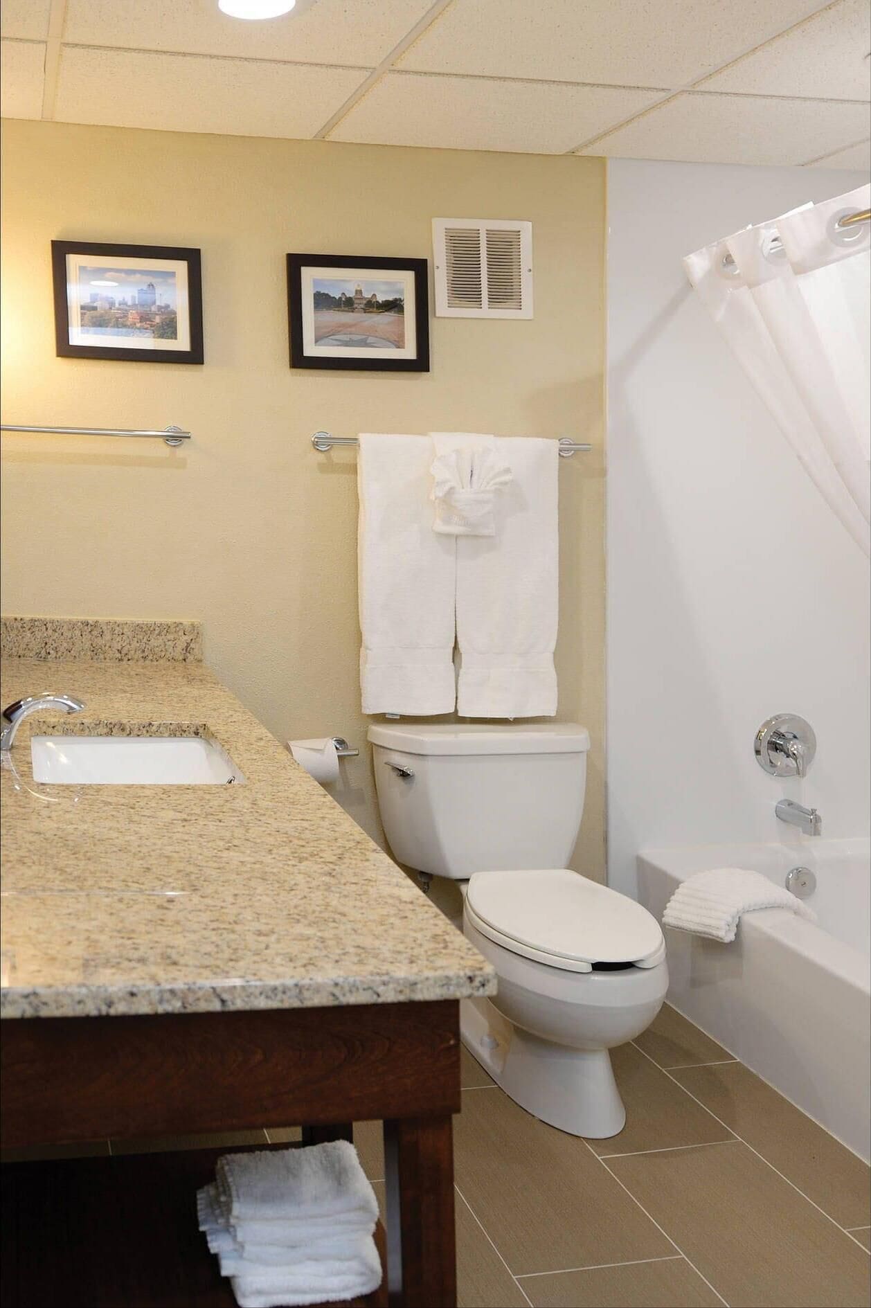 suite, 1 king bed, non smoking, river view | in-room safe, desk, blackout curtains, iron/ironing board