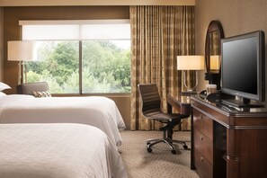 Room, 2 Double Beds | Premium bedding, in-room safe, desk, iron/ironing board - Sheraton Hartford South Hotel (Rocky Hill)