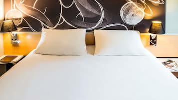 Standard Room, Multiple Beds | Premium bedding, desk, laptop workspace, soundproofing