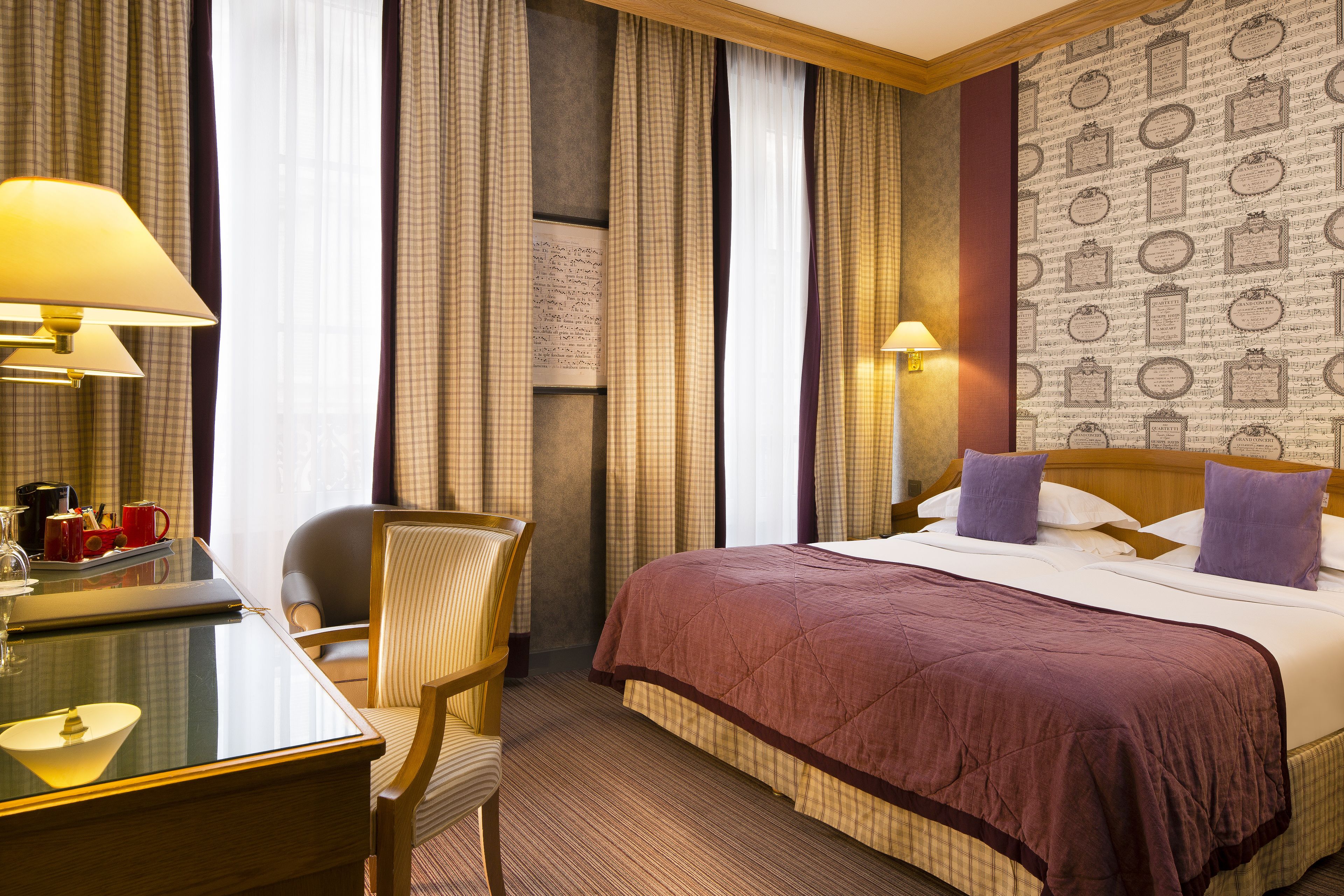 hypo-allergenic bedding, minibar, in-room safe, individually decorated