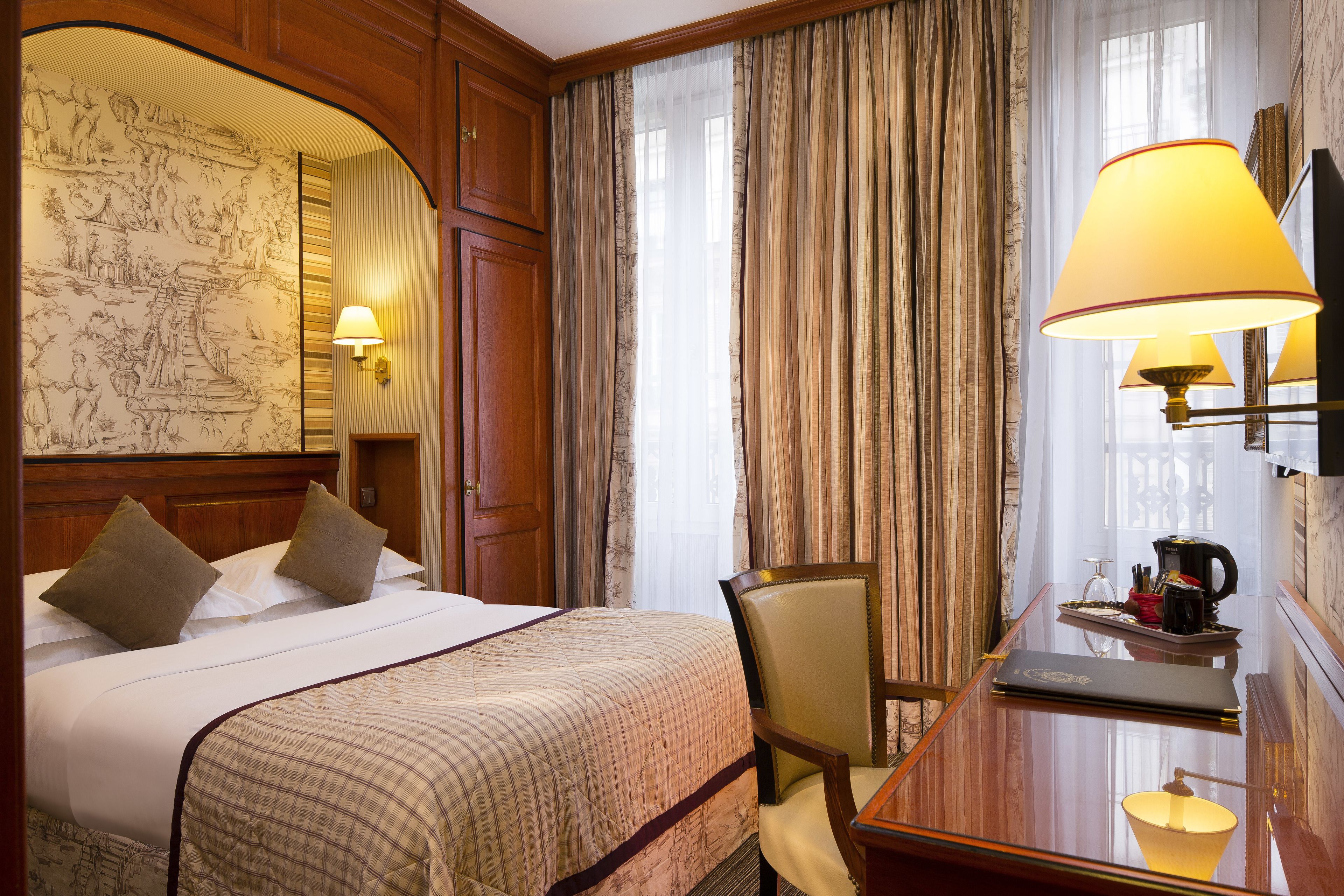 hypo-allergenic bedding, minibar, in-room safe, individually decorated