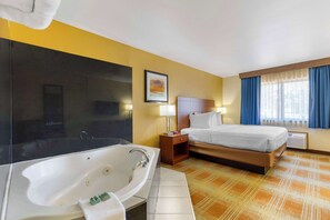Standard Room, 1 King Bed, Non Smoking, Jetted Tub | Blackout drapes, iron/ironing board, cribs/infant beds, rollaway beds