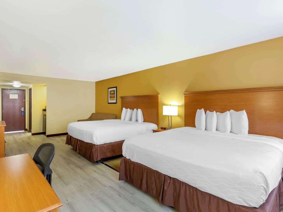 Standard Room, Multiple Beds, Non Smoking, Microwave (Oversized Room) | Blackout curtains, iron/ironing board, cots/infant beds, rollaway beds