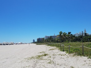Plage, sable blanc