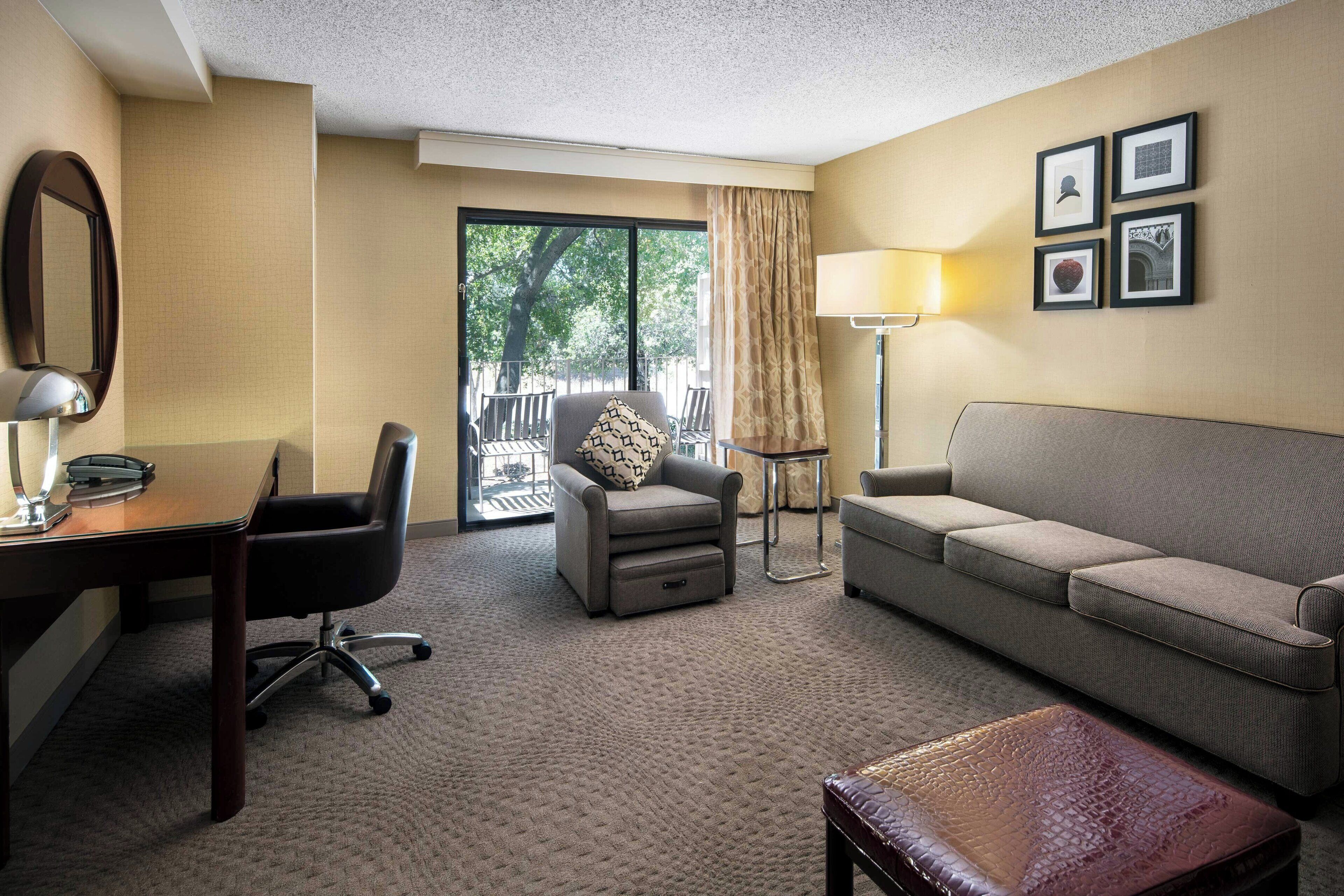 premium room, 1 king bed, non smoking (1 sofa bed) | living area | 50-inch lcd tv with cable channels, tv